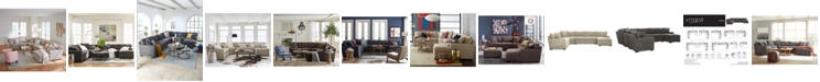Furniture Radley Fabric Sectional Sofa Collection, Created for Macy's